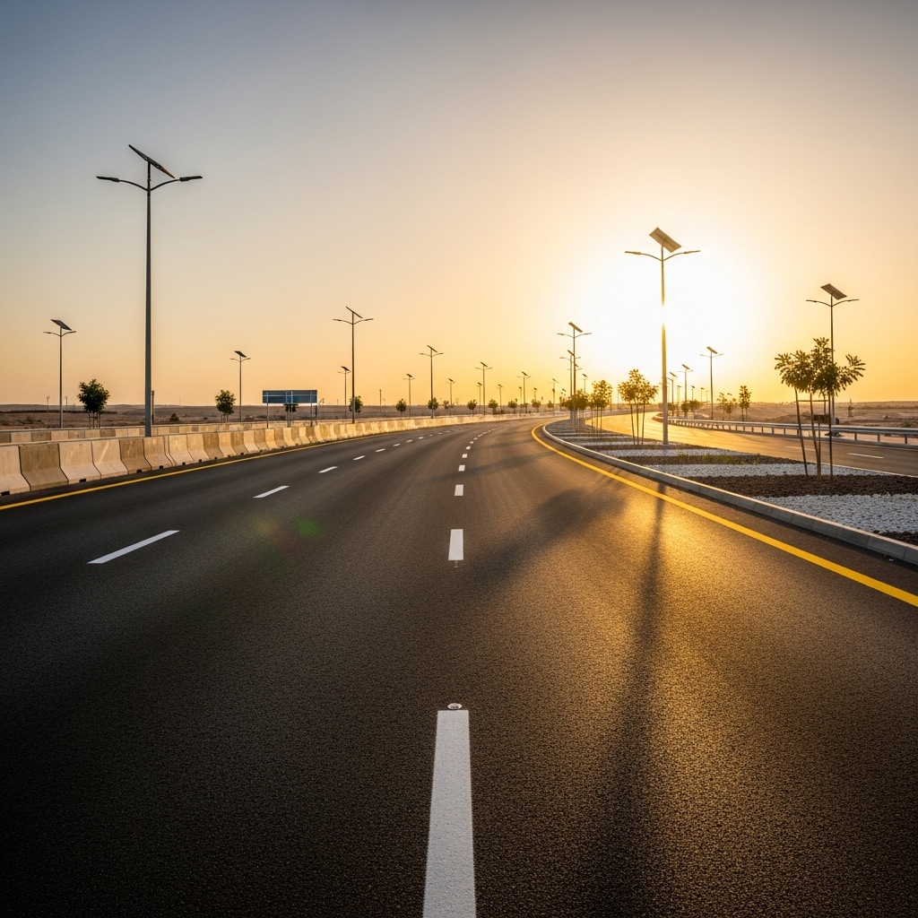 أعمال الأرصفة وسفلتة الطرق